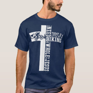 Enduro MTB Mountain Bike Riding Downhill Christian T-Shirt