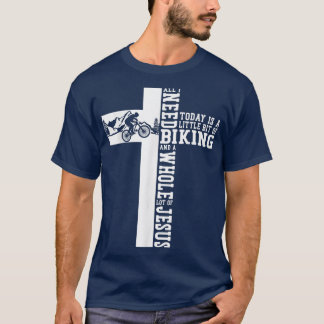 Enduro MTB Mountain Bike Riding Downhill Christian T-Shirt