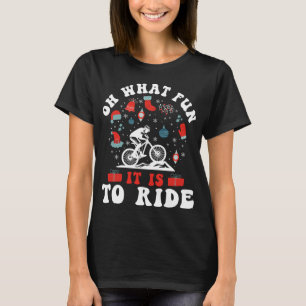 Enduro MTB Mountain Bike Riding Downhill Christmas T-Shirt