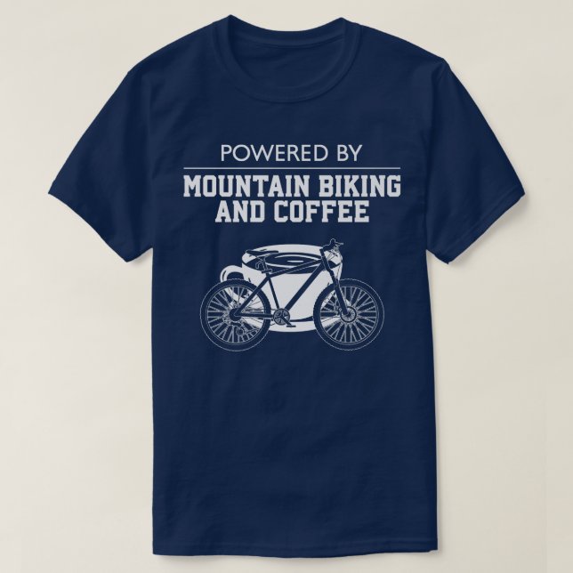Enduro MTB Mountain Bike Riding Downhill Coffee Vi T-Shirt (Design Front)