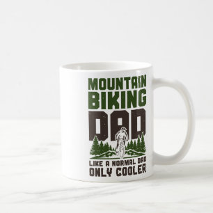 Enduro Mtb Mountain Bike Riding Downhill Dad Fathe Coffee Mug