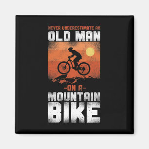 Enduro Mtb Mountain Bike Riding Downhill Dad Fathe Magnet