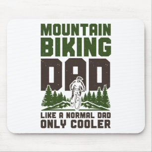 Enduro Mtb Mountain Bike Riding Downhill Dad Fathe Mouse Pad