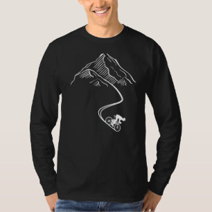 Enduro Mtb Mountain Bike Riding Downhill Minimalis T-Shirt