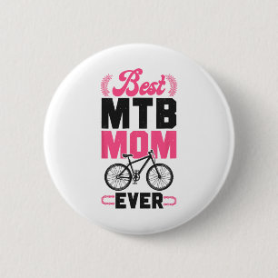 Enduro Mtb Mountain Bike Riding Downhill Mom Mothe 6 Cm Round Badge