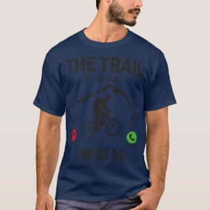 Enduro MTB Mountain Bike Riding Downhill Phone Dis T-Shirt