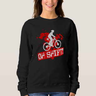 Enduro MTB Mountain Bike Riding Downhill Pun Vinta Sweatshirt
