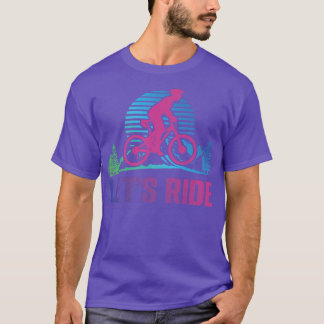 Enduro MTB Mountain Bike Riding Downhill Retro 80s T-Shirt