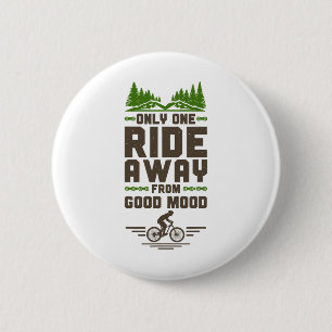 Enduro Mtb Mountain Bike Riding Downhill Vintage O 6 Cm Round Badge