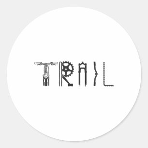 Enduro Mtb Mountain Bike Riding Downhill Vintage T Classic Round Sticker