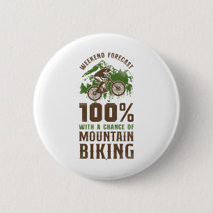 Enduro Mtb Mountain Bike Riding Downhill Vintage W 6 Cm Round Badge