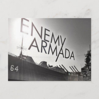 Enemy Armada Ship Logo Postcard
