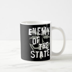 Enemy Of The State Anonymous #resist Coffee Mug