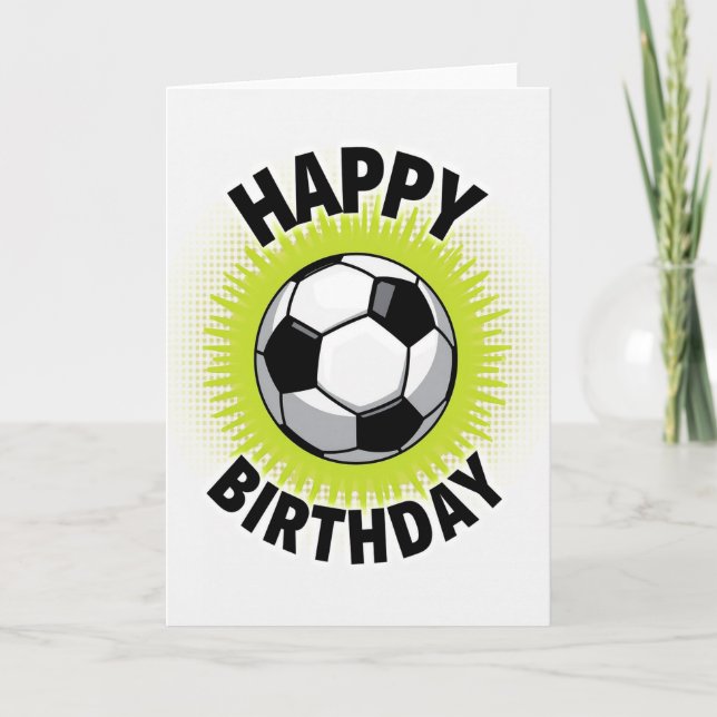 Energetic Ball Birthday Card (Front)