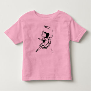 Energetic Ballerina Toddler T-Shirt