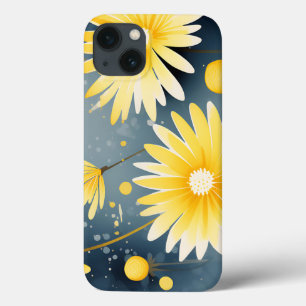 Energetic Chrysanthemum Watercolor iPhone 13 Case