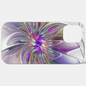 Energetic, Colourful Abstract Fractal Art Flower Case-Mate iPhone Case (Back (Horizontal))