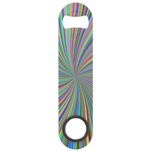 Energetic Colourful Ribbon Sunburst