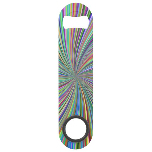 Energetic Colourful Ribbon Sunburst (Front)