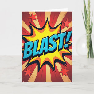 Energetic Comic Burst Card