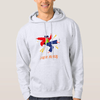 Energetic Dance Move Youth Graphic Hoodie