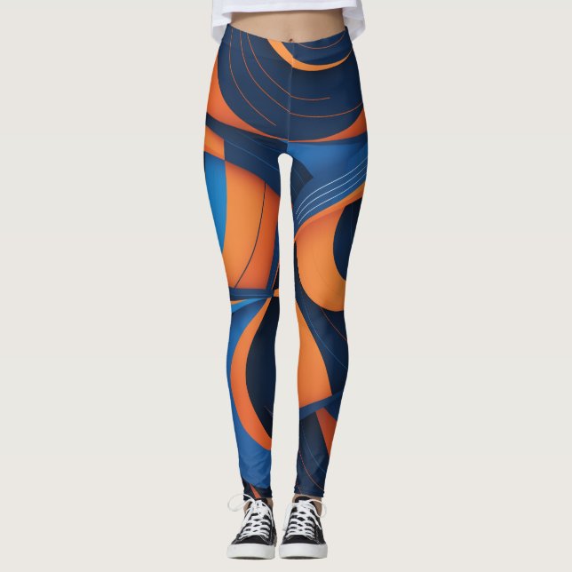 Energetic design leggings (Front)