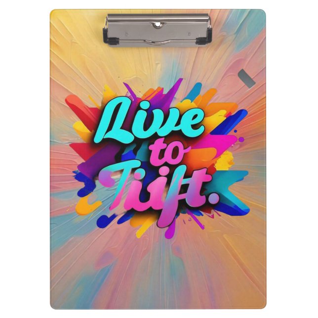 "Energetic Fitness Boost" Clipboard (Front)