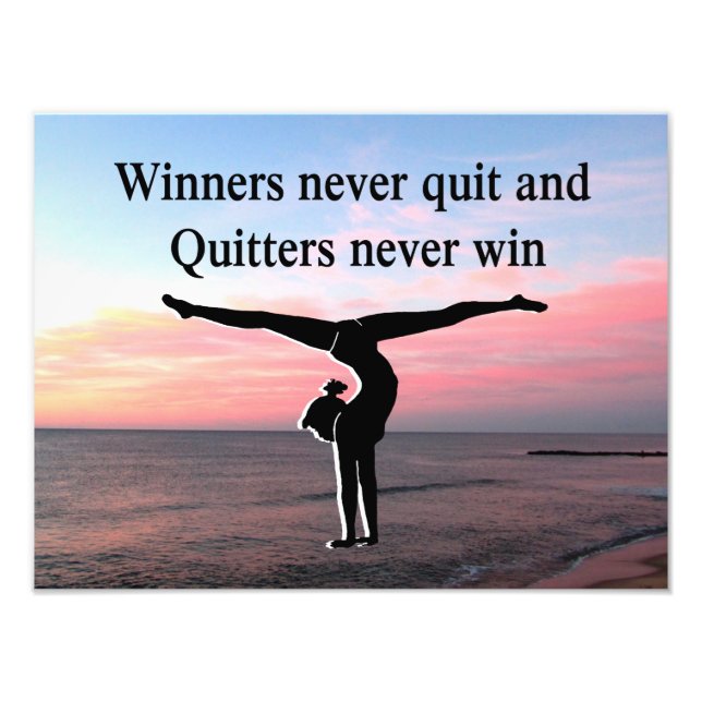 ENERGETIC GYMNAST PHOTO PRINT (Front)