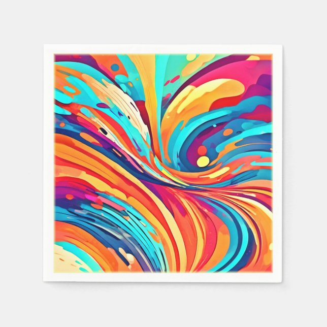 Energetic Harmony in Form  Napkin (Front)