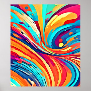Energetic Harmony in Form Poster