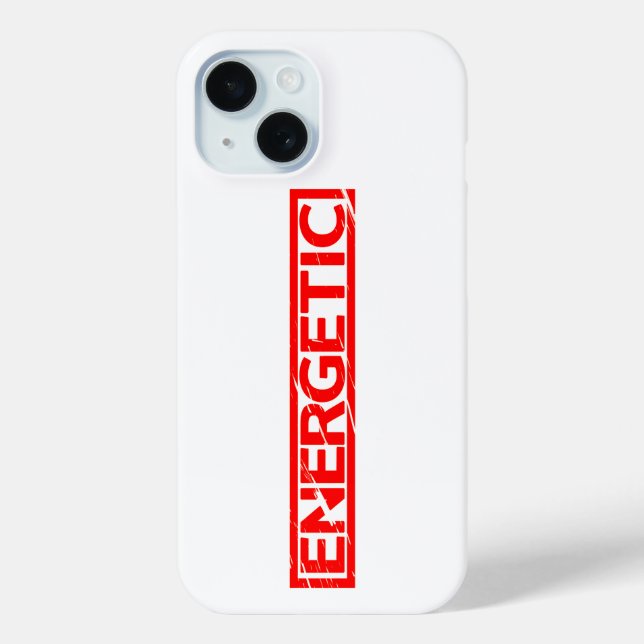 Energetic Stamp Case-Mate iPhone Case (Back)