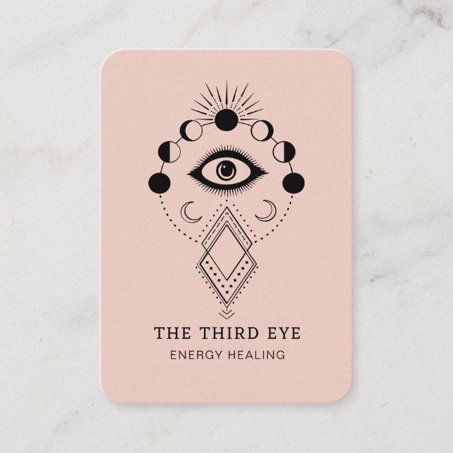 Energie Heiler Reiki Spiritual Business Card (Front)