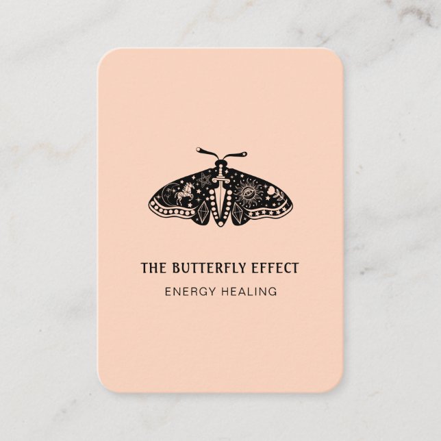 Energie Heiler Reiki Spiritual   Business Card (Front)