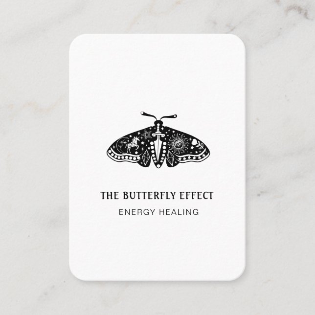 Energie Heiler Reiki Spiritual   Business Card (Front)