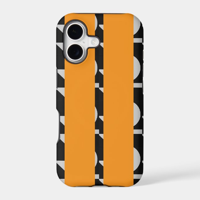 Energizing Style: Achempong Abstract Orange Line  (Back)