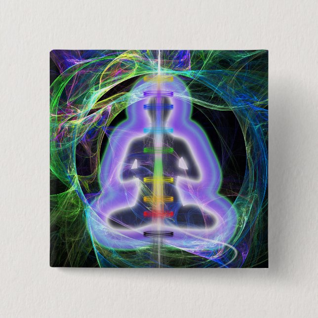 Energy 15 Cm Square Badge (Front)