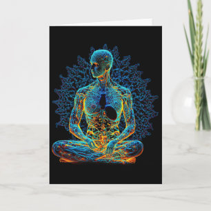 Energy Chakra Yoga Meditation Spiritual _1 Card