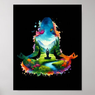 Energy Chakra Yoga Meditation Spiritual Poster