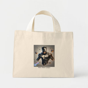 "Energy Channeling Hero Design" Mini Tote Bag