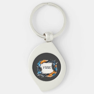 Energy Circle – Customisable Text Design Key Ring