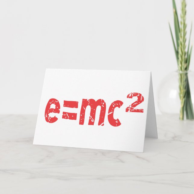 energy equation of  physics card (Front)