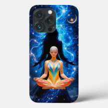 Energy - Focused Meditative Woman design 