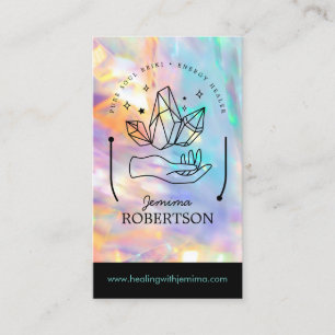 Energy Healer/ Intuitive/ Reiki/ Crystal Esoteric  Business Card