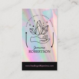 Energy Healer/ Intuitive/ Reiki/ Crystal Esoteric Business Card