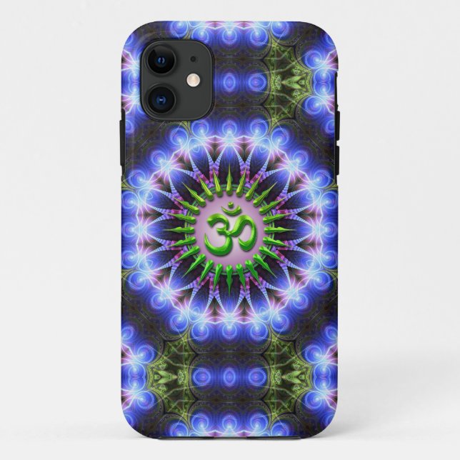 Energy Healing Green OM iPhone 5 Case (Back)
