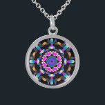Energy Healing Mandala ~  the healer Anna Rosa (R) Sterling Silver Necklace<br><div class="desc">As a professional distance spiritual energy healer since 2001, I have learned, developed and utilised the power of energy healing intention. All my JEWELRY WITH INTENTION (R) carries the healing energy of positive manifestation. This sterling silver healing energy mandala necklace is ready to receive your own personal intention. When this...</div>