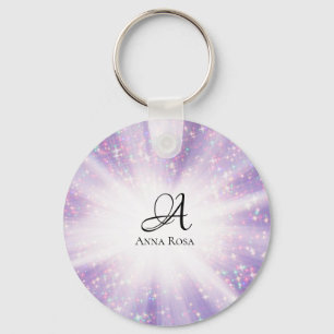 *~* Energy Healing Sparkle Rays Reiki Meditation Key Ring
