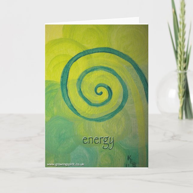 Energy Heart Art Card (Front)