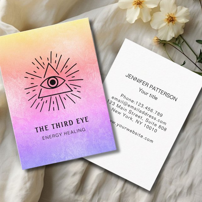 Energy Heiler Reiki Spirituell Business Card (Energy Heiler Reiki Spirituell Business Card)