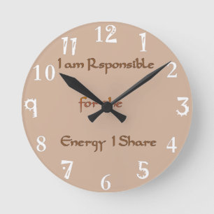 Energy I share circumstance in short Round Clock